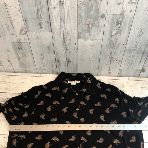 Vintage Ronni Nicole II Monkey Blouse/Jacket 18W - Picture 5 of 8